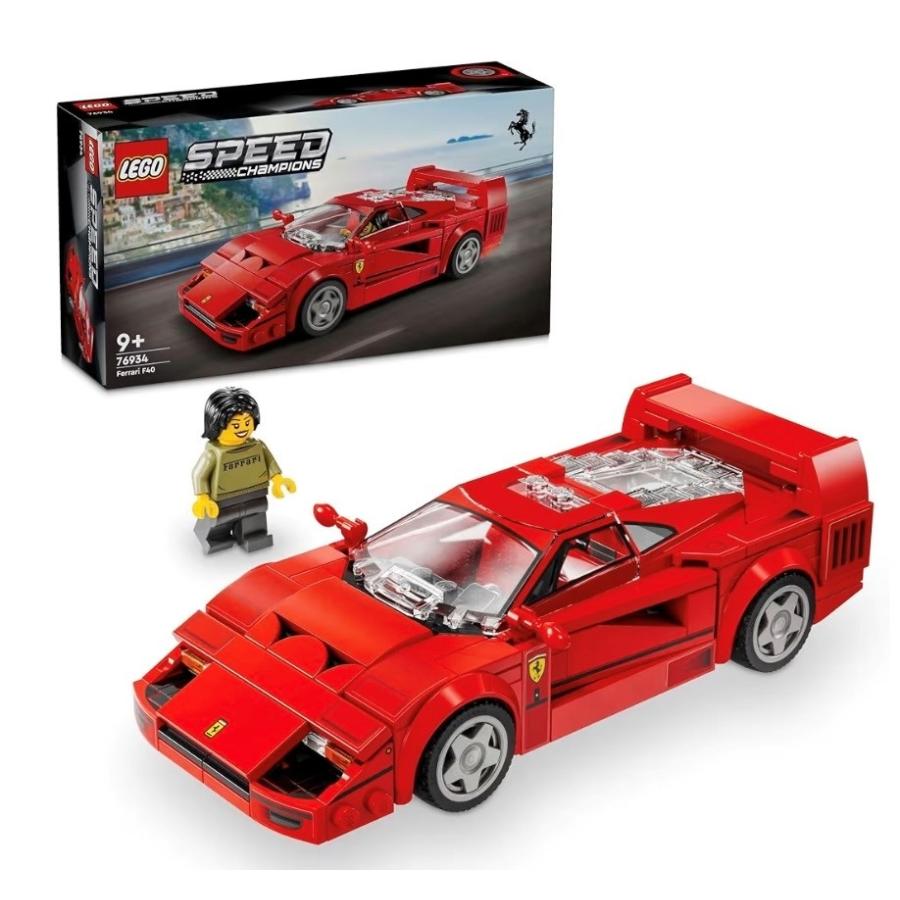 新品SOLDA F40 4個セット レゴ(LEGO) スピードチャンピオン Ferrari F40 Supercar (フェラーリ