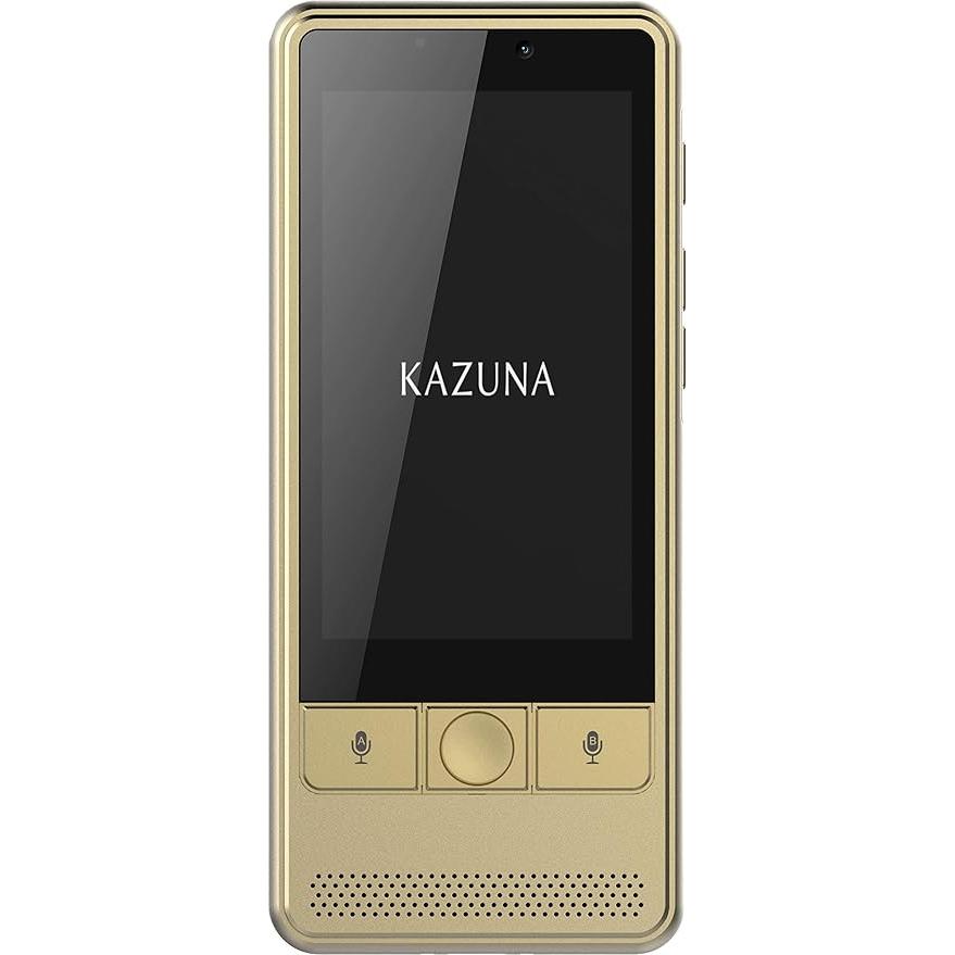 ⭐️値下げしました⭐️KAZUNA eTalk5 シャンパンゴールド Amazon.co.jp: TAKUMI JAPAN 翻訳機+グローバル通信(2年) KAZUNA