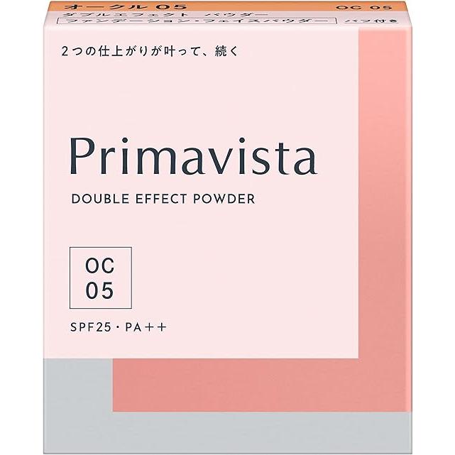 プリマヴィスタ ダブルエフェクト パウダー オークル05 SPF 25 PA++パウダーファンデーション 1個　栃木倉庫 | 