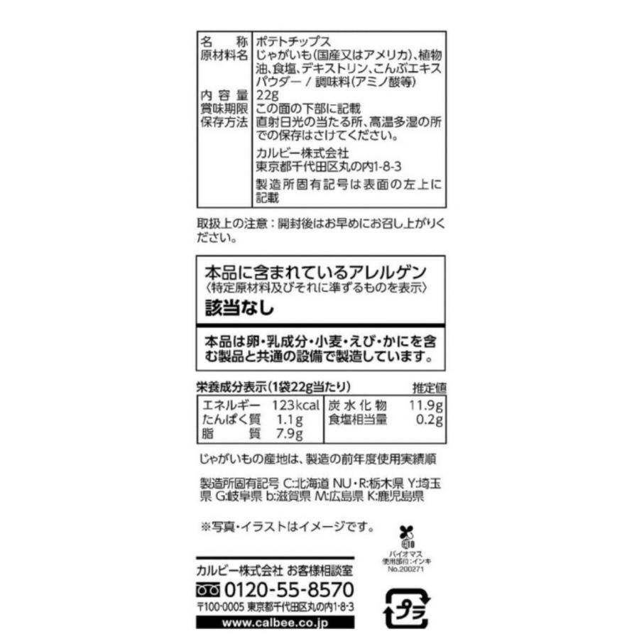 24袋セット】ポテトチップス プロ野球スピリッツA 22g × 24袋 プロ野球