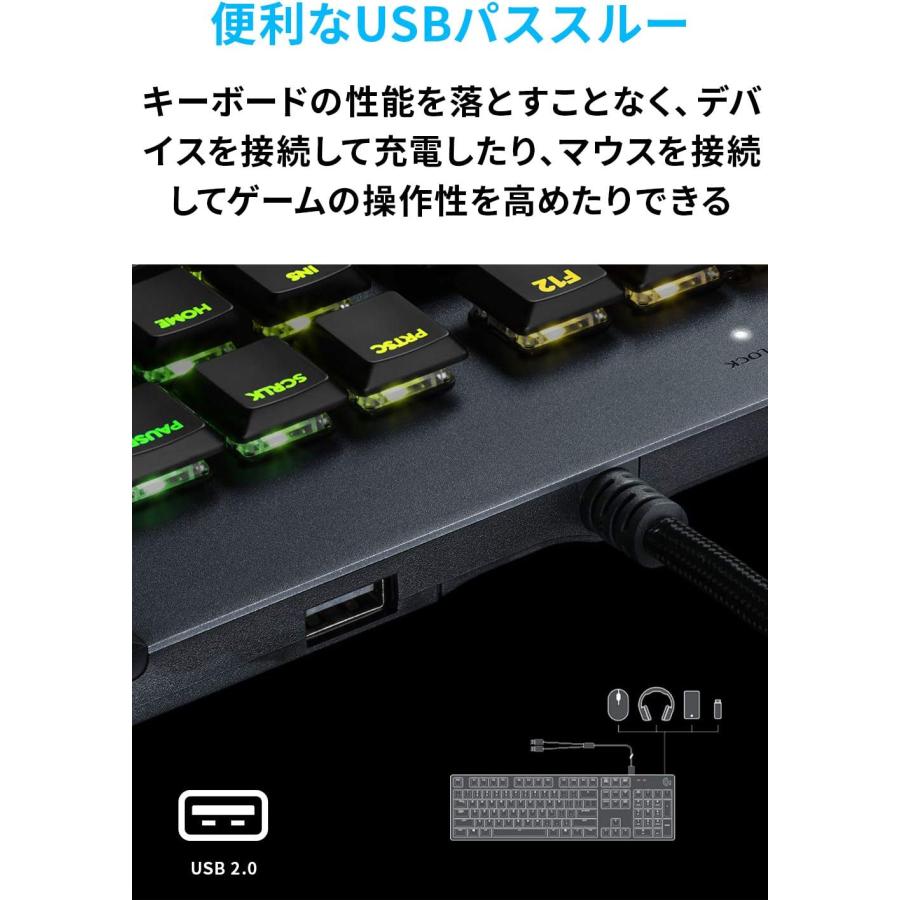 Logicool G ゲーミングキーボード G813-TC ブラック 国内正規品 : Tech