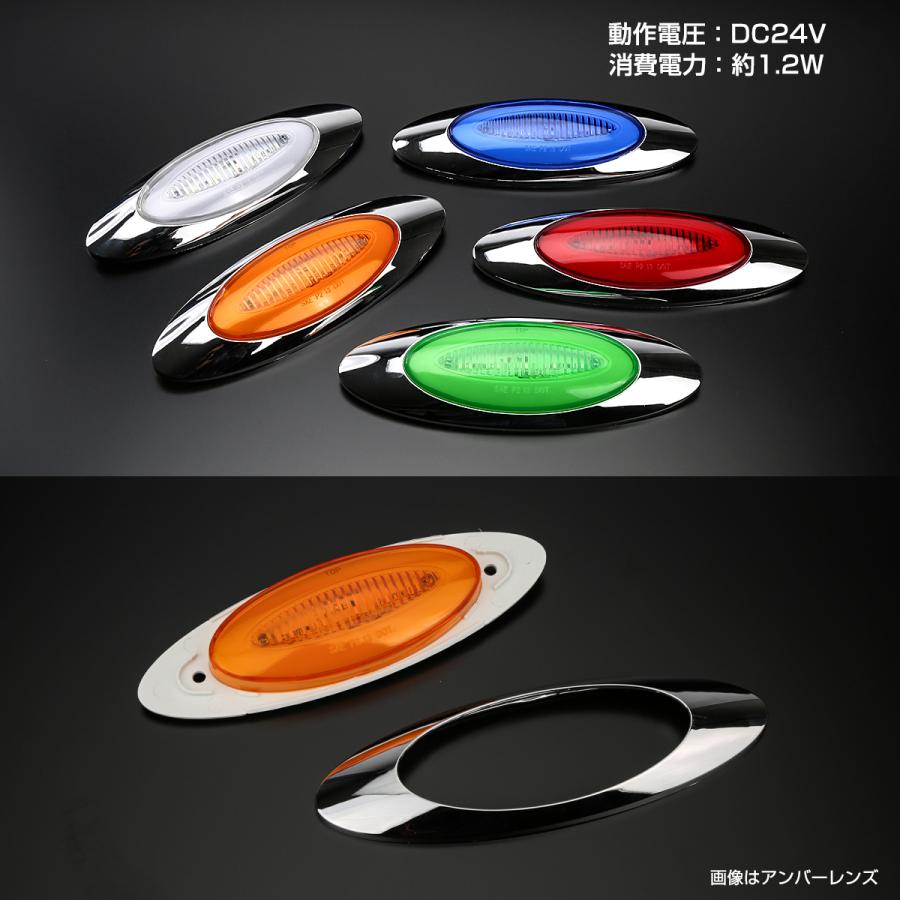 10個セット】トラック用 サイドマーカーランプ LED 24V用 ドアサイド