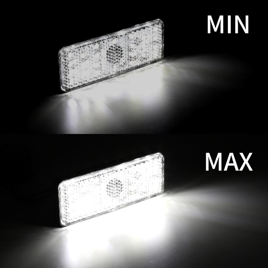汎用 LEDリフレクター 連動可 サイドマーカー 反射板 車高灯 12V専用 FZ031 | ブランド登録なし | 01