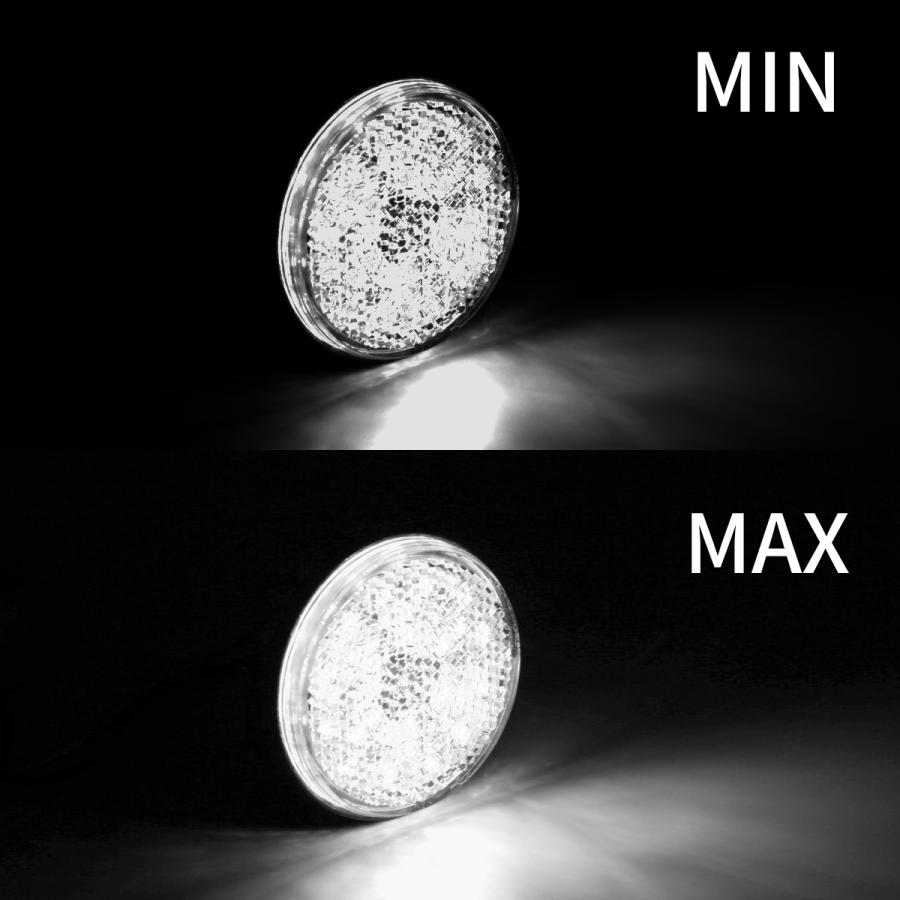 汎用 LEDリフレクター 連動可 サイドマーカー 反射板 車高灯 12V専用 FZ036 | ブランド登録なし | 01