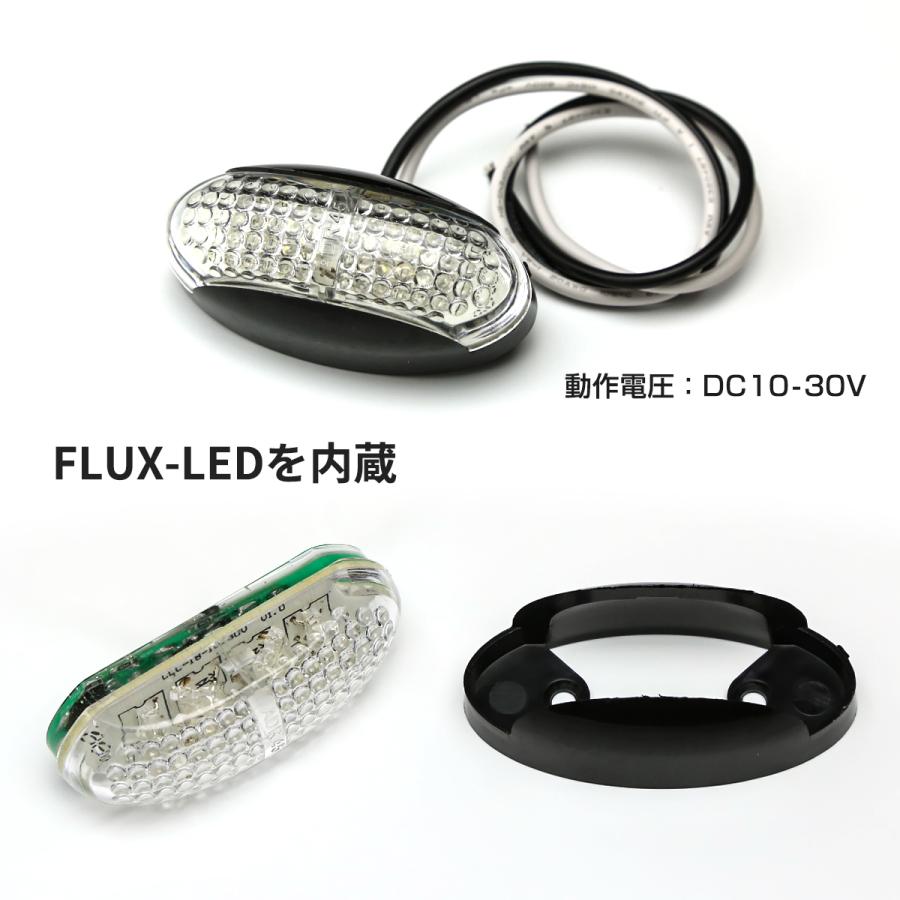 12V/24V 汎用LED 小型 マーカーランプ 防水 拡散型 車高灯 ホワイト