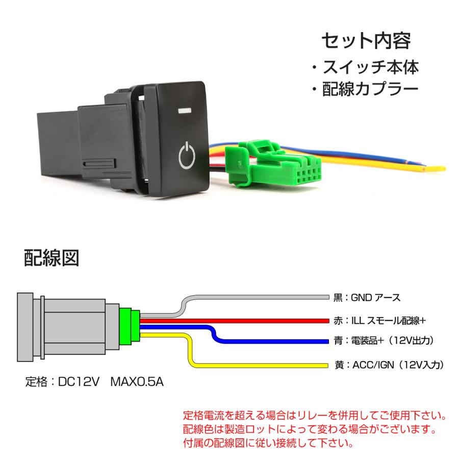 トヨタ Aタイプ プッシュスイッチ スイッチホール パネル 増設用 アルファード ヴェルファイア ランドクルーザー プリウス ノア ヴォクシー I-561 | トヨタ | 05