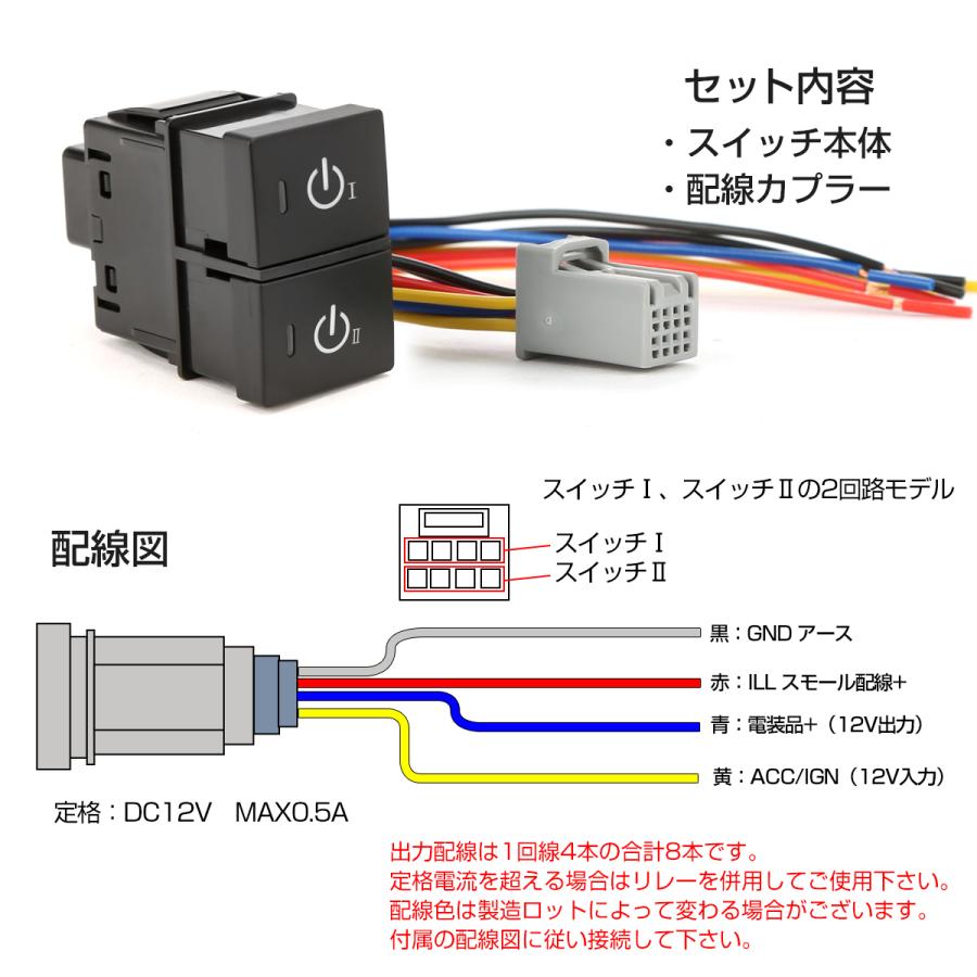 ホンダ（HONDA） Cタイプ プッシュスイッチ スイッチホール パネル