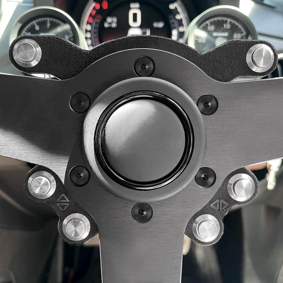 チタンボルト ステアリングボルト M5 P0.8 六角穴 ハンドル 皿ボルド ブラック 6本セット JA1899 | ブランド登録なし | 02
