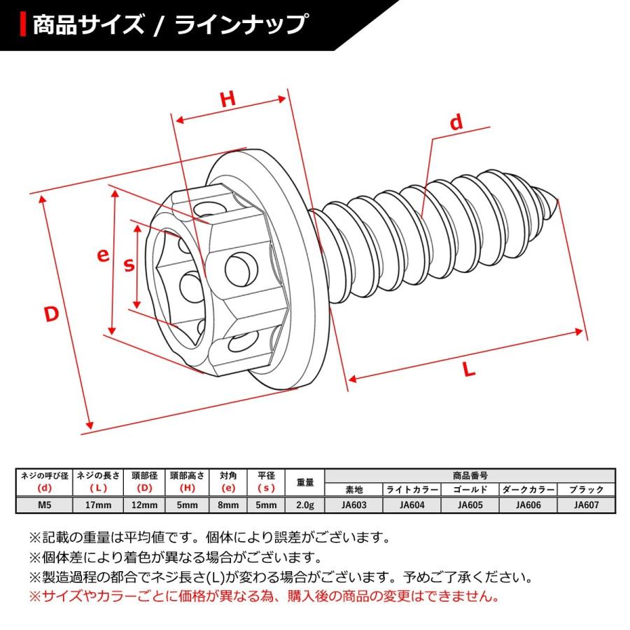 買取り実績 64チタンネジ M5 17mm ヘキサゴンヘッド タッピングネジ 六角穴付き ゴールドカラー 1個 Ja605 Rmb Com Ar