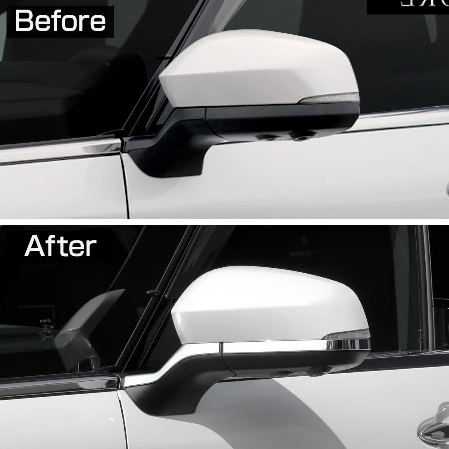 40系 アルファード ヴェルファイア サイドミラー ガーニッシュ メッキ LB0050 | アルファード | 01