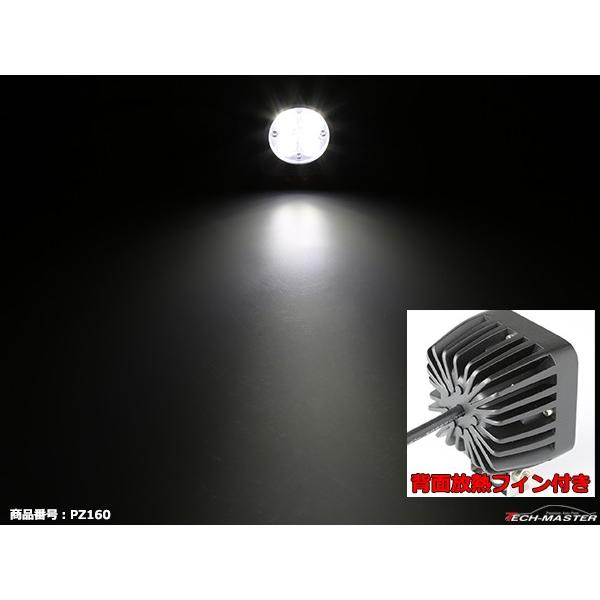 小型 作業灯 デッキライト 12W 船 ボード LED ワークライト スポット フォグランプ  DC24V DC12V PZ160 | ブランド登録なし | 05