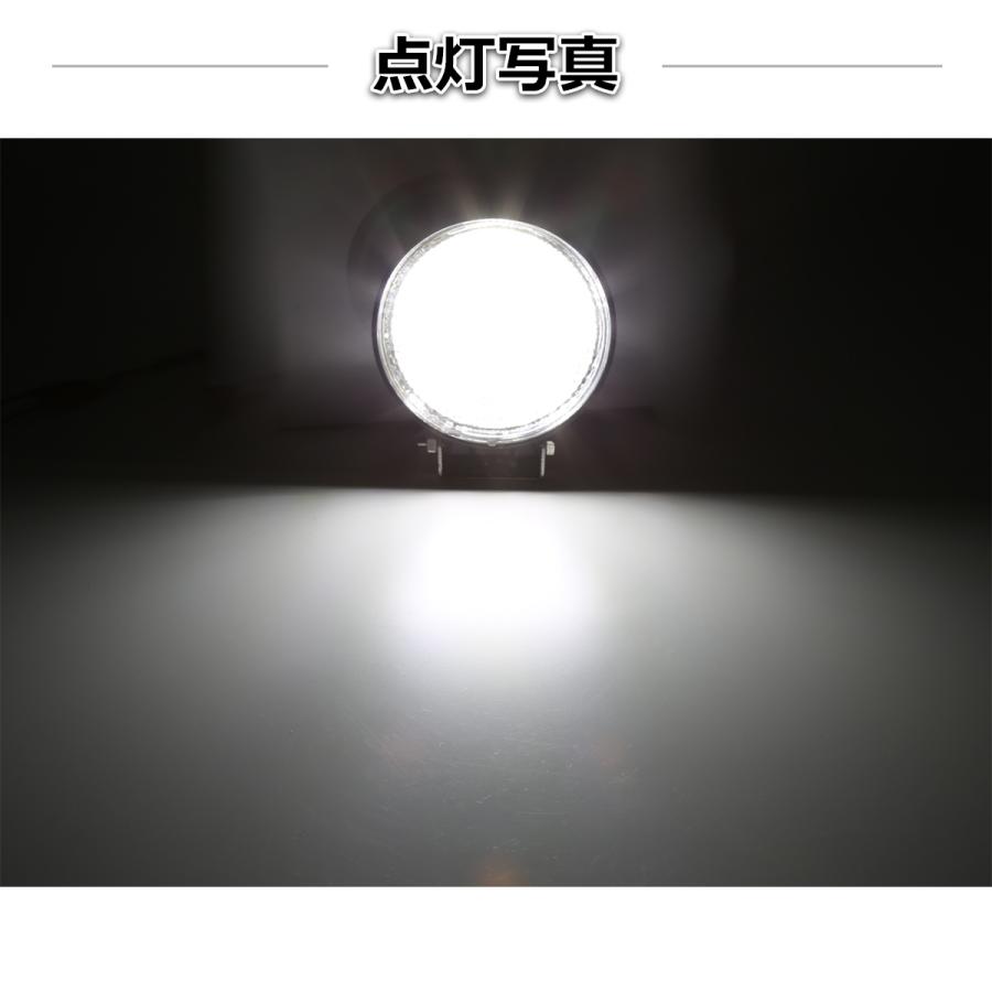 【2個セット】 LED ワークライト 18W 12V 24V 作業灯 丸型 広角 照射120度 防水 車 トラック フォグランプ バックランプ 補助灯 カスタム パーツ PZ328-2SET |  | 06