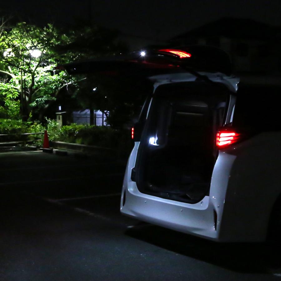 アルファード 40系 ヴェルファイア 40系 LED 増設 ラゲッジランプ タッチスイッチ付き スモークレンズ ルームランプ R-244 | アルファード | 02