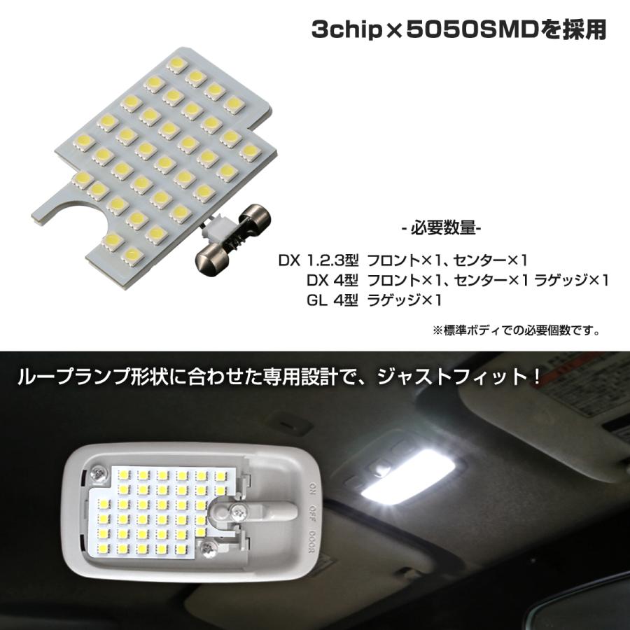 爆光 200系 ハイエース LEDルームランプ スーパーGL 4型 5型 6型 DX 1型 2型 3型 4型 5型 6型 7型 8型 RZ255 | ハイエース | 02