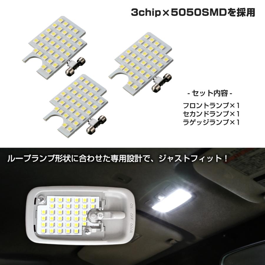 ハイエース 200系 DX LED ルームランプ 4型 5型 6型 7型 8型 爆光