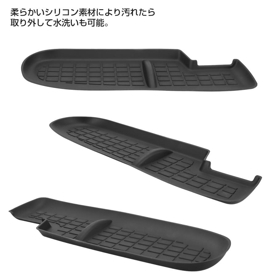 N-BOX N-BOXカスタム JF3 JF4 助手席 オープントレイ シリコンマット キズ防止 滑り止め ブラック S-1380 | N-BOX | 04