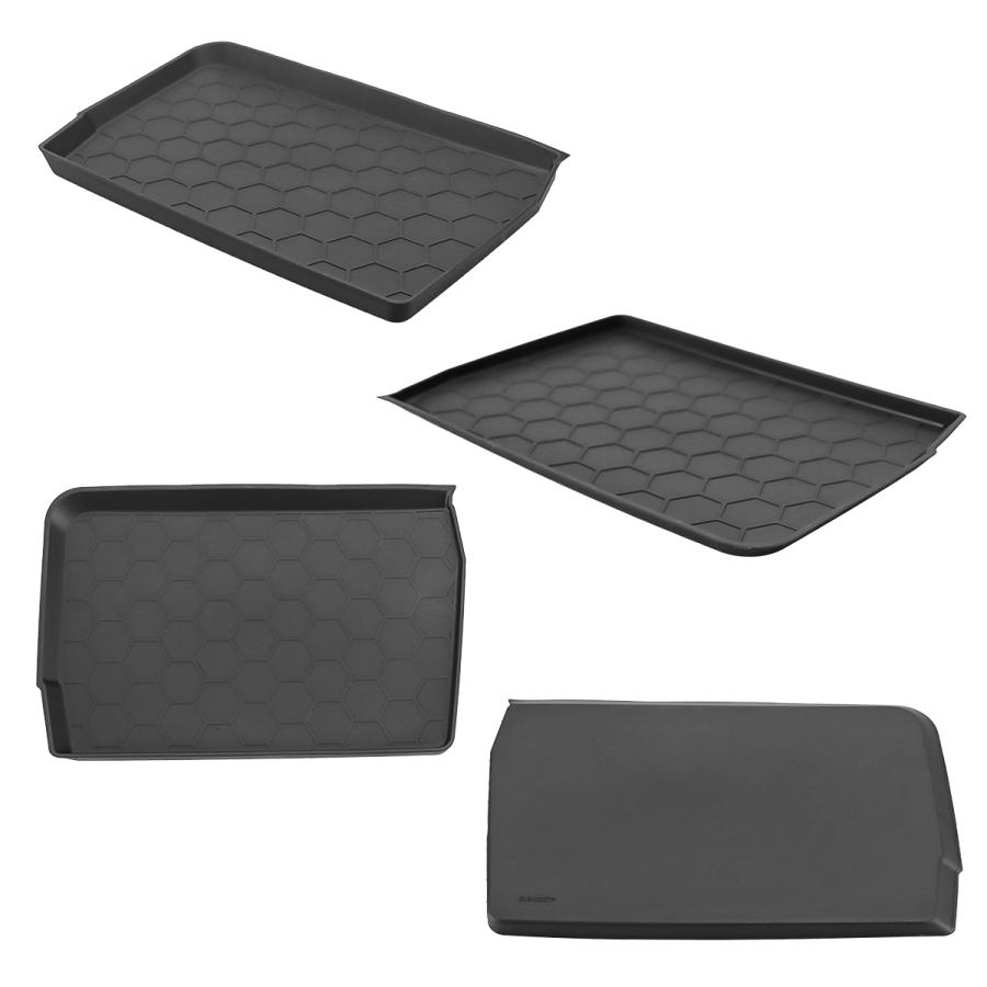 スペーシア カスタム ギア 運転席 オープントレイ マット MK54S MK94S シリコン 滑り止め 傷防止 ブラック S-1386 | スペーシア | 04