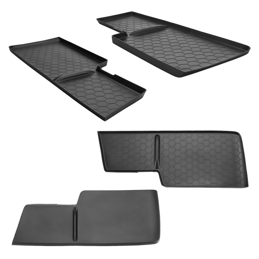 スペーシア カスタム ギア 助手席 オープントレイ マット MK54S MK94S シリコン 滑り止め 傷防止 ブラック S-1387 | スペーシア | 04