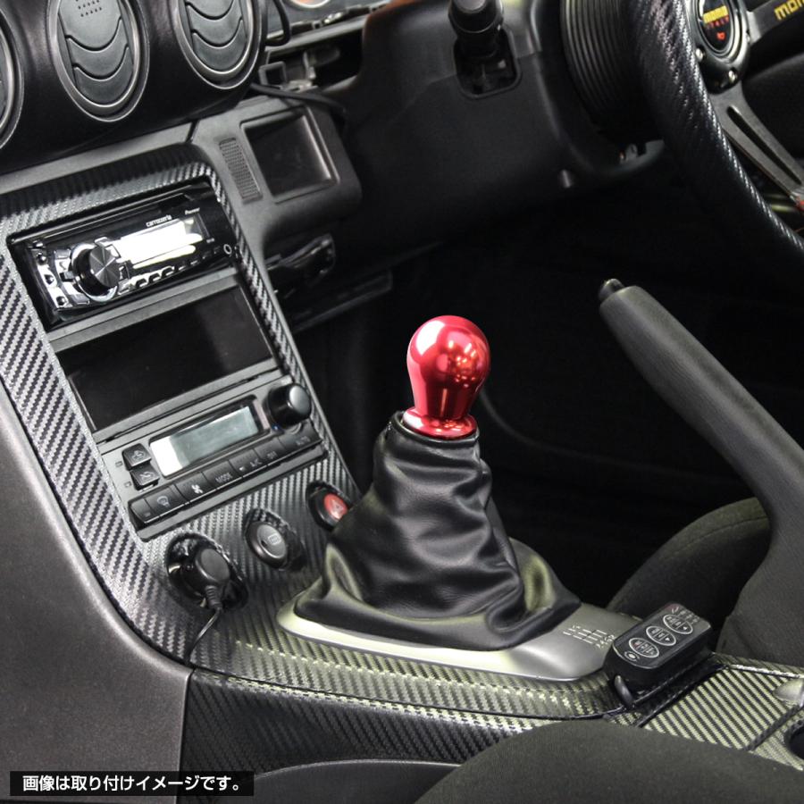 アルミ シフトノブ 6MT/5MT/AT 汎用 M8/M10/M12 レッド SZ083 | ブランド登録なし | 01