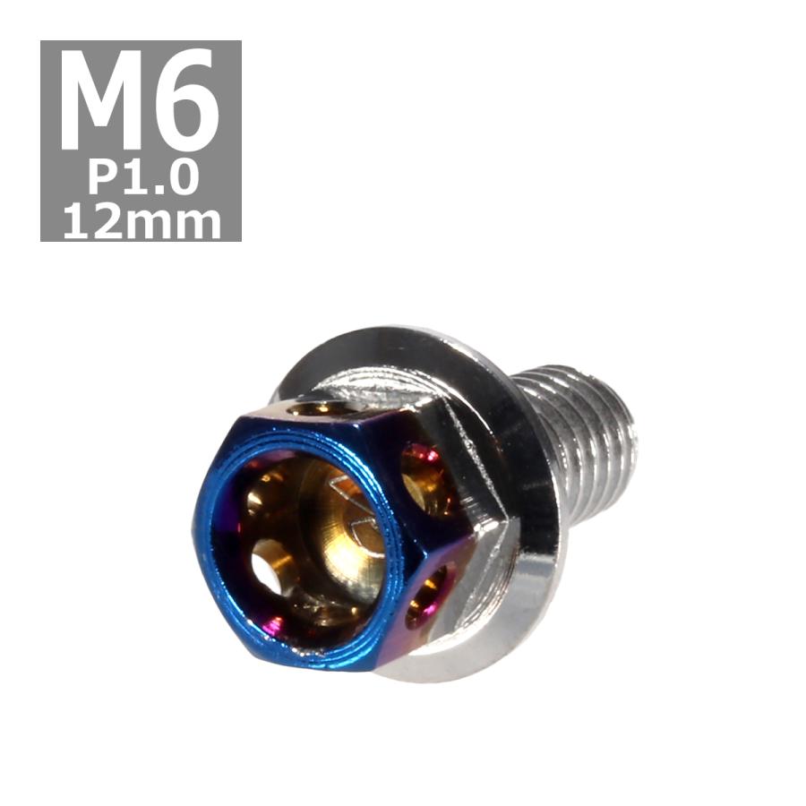 六角ボルト M6×15mm P1.0 TB0544 フラワーヘッド 焼きチタンカラー 1個 ステンレス 六角ボルト M6×15mm P1.0 TB0544 フラワーヘッド 焼きチタンカラー 1個 ステンレス
