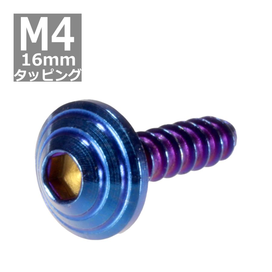 M4 16mm シェルヘッド タッピングネジ トラス頭ネジ 六角穴付きネジ 焼きチタンカラー 1個 Tc0087 Tc0087 Tech Master 通販 Yahoo ショッピング