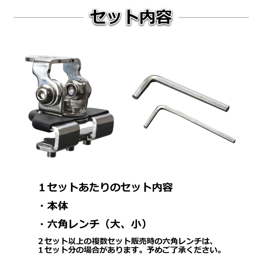 ボンネット ブラケット ライト ステー 穴あけ不要 クランプステー 車 バイク オフロード SUV 作業灯 LED ワークライト サーチライト 作業灯 補助灯 VZ035-2SET |  | 04