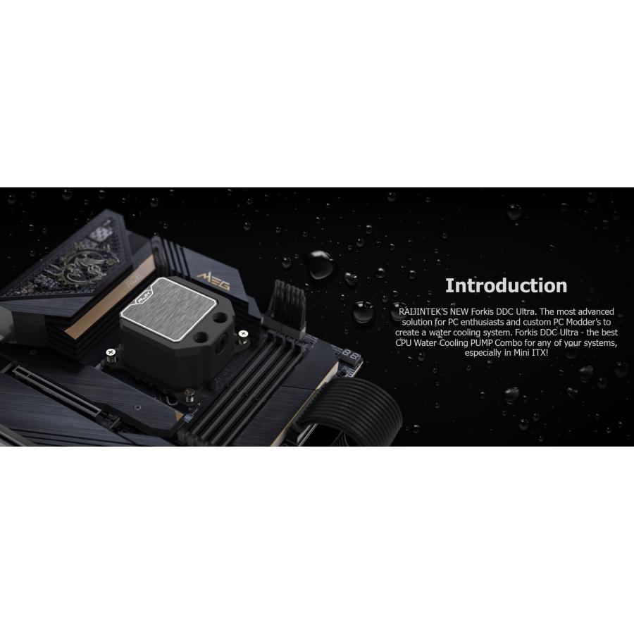 RAIJINTEK FORKIS DDC ULTRA CPU 水冷ブロック ウォーターブロック ポンプ リザーバー GPU ラジエーター PWM対応 DDCポンプ SATA電源供給  Mini ITX | RAIJINTEK | 01