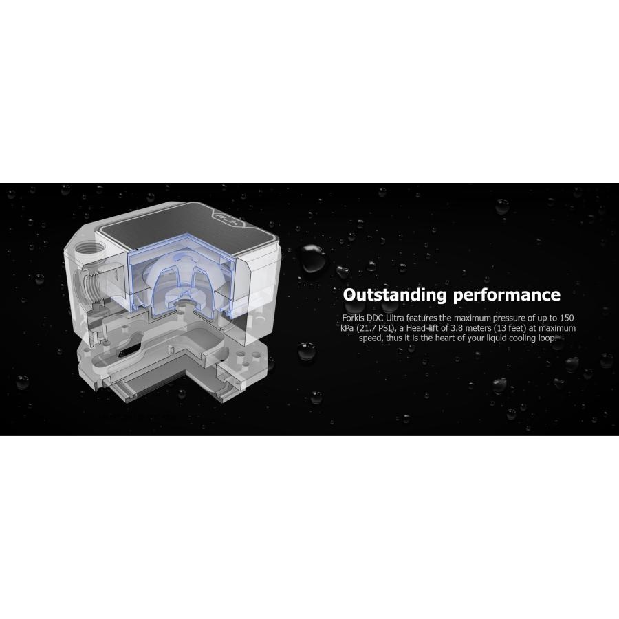 RAIJINTEK FORKIS DDC ULTRA CPU 水冷ブロック ウォーターブロック ポンプ リザーバー GPU ラジエーター PWM対応 DDCポンプ SATA電源供給  Mini ITX | RAIJINTEK | 03