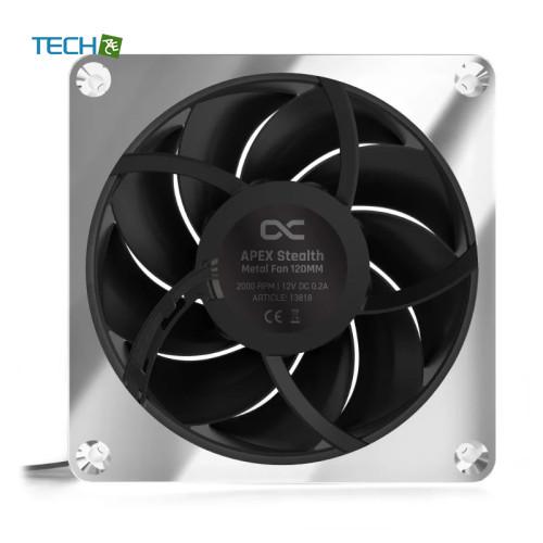 acool (Alphacool ドイツ) Apex Stealth Metal fan 2000rpm Chrome 120mm 25mm厚 ファン 冷却ファン ケースファン CPUクーラー 水冷 ラジエーター [13818] |  | 02
