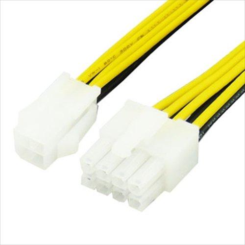 ATX12V 4ピン → EPS12V 8ピン 電源変換ケーブル ATXP-EPSP 15cm [ATXP-EPSP] |  | 01