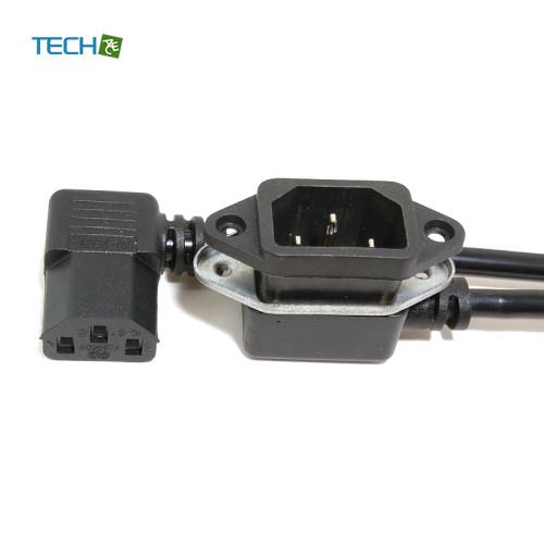 3芯 電源コード 電源ケーブル IEC ソケット付き [CP-20C] |  | 01