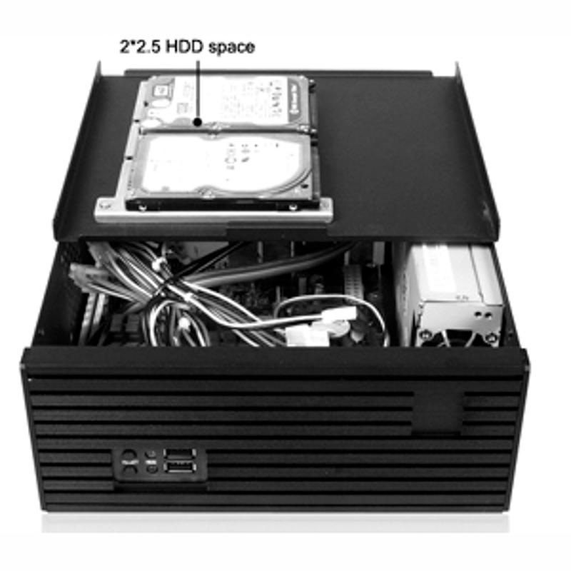 CP-2M-SF 2U Mini-ITX 小型 PCケース サーバー シャーシ アルミ