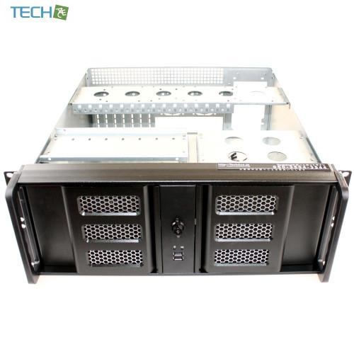 2013年頃のPCパーツセット CP-4058N 4U ATX PCケース コンパクト サーバー シャーシ アルミ