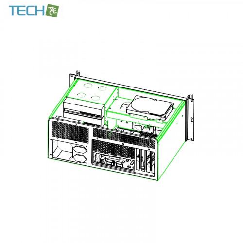 CP-430N 4U Micro ATX PCケース コンパクト サーバー シャーシ アルミ