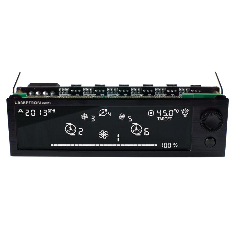 LAMPTRON Fan Controller CW611 5インチベイ 6ch ファンコントローラー LEDライト内蔵 |  | 01