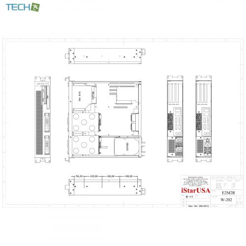 iStarUSA E2M2R 2U 19インチ ATX Micro ATX PCケース サーバー シャーシ アルミシャーシ ラックマウント ゲーミング 産業用コンピューター [E2M2R] |  | 09