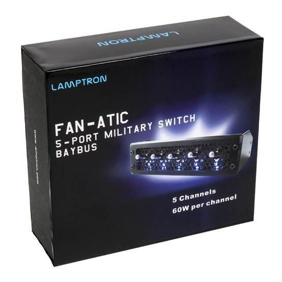 LAMPTRON Fan Controlle FAN-ATIC 5インチベイ 5ch トグル