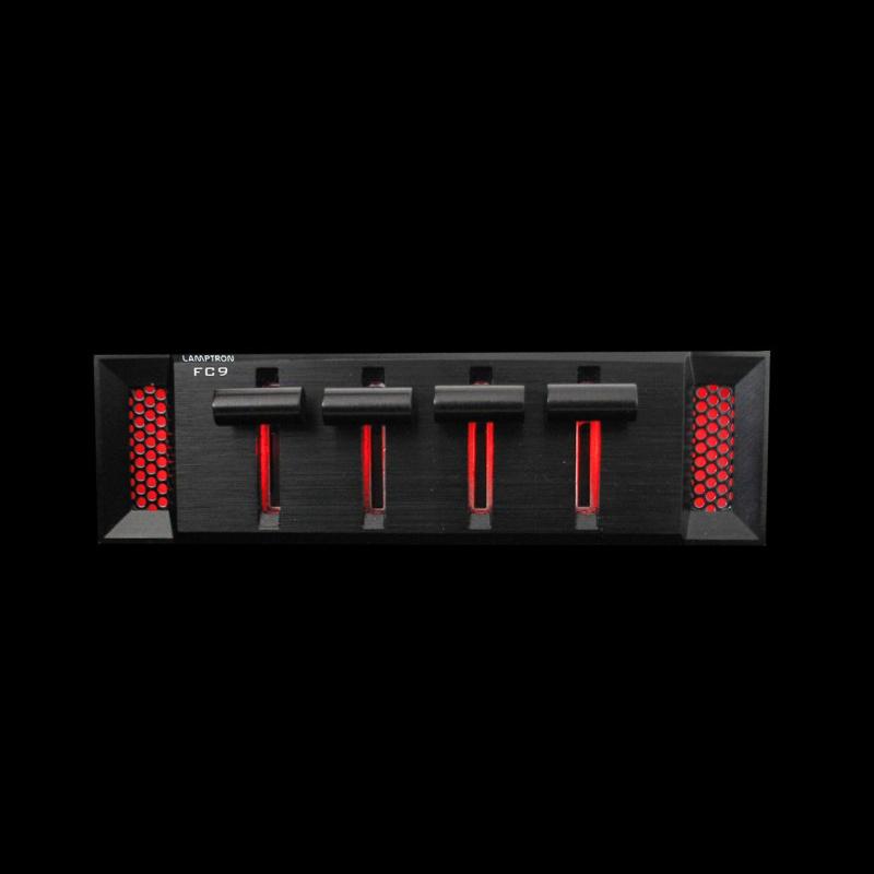 LAMPTRON Fan Controller FC9  5インチベイ 4ch ファンコントローラー スライダー式 LEDライト内蔵 |  | 06