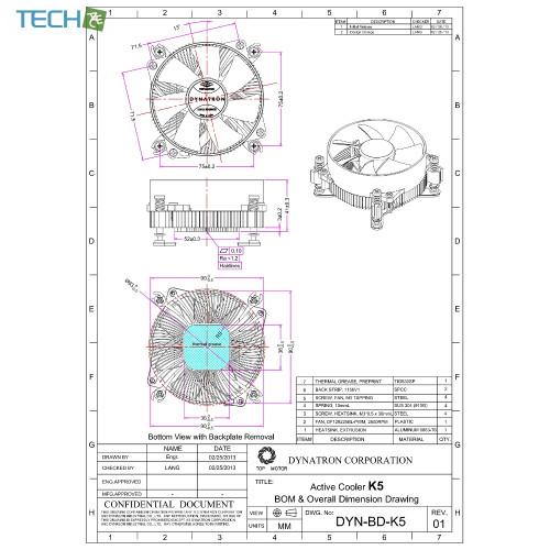 Dynatron K5 LGA1200 / 115X  1.5U mini-ITX CPUクーラー ヒートシンク [K5] |  | 04