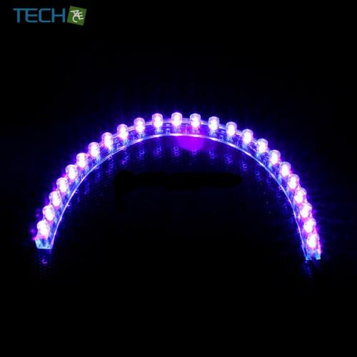 LAMPTRON FLEXLIGHT STANDARD - 60 LEDs - UV（UV色）ストリップライト PC LEDテープライト LEDモール 12V 4ピン | 