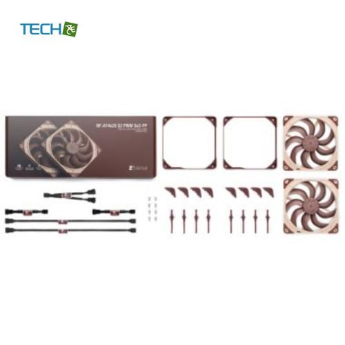 Noctua NF-A14x25 G2 PWM Sx2-PP 140mm 25mm厚 ファン 冷却ファン ケースファン スクエア型  CPUクーラー プッシュプル 2個セット【6年保証】 |  | 07