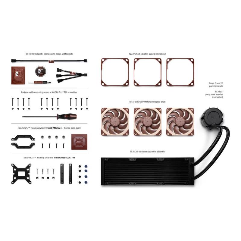Noctua ノクチュア NL-LC1-36 360mmオールインワン水冷CPUクーラー AIO