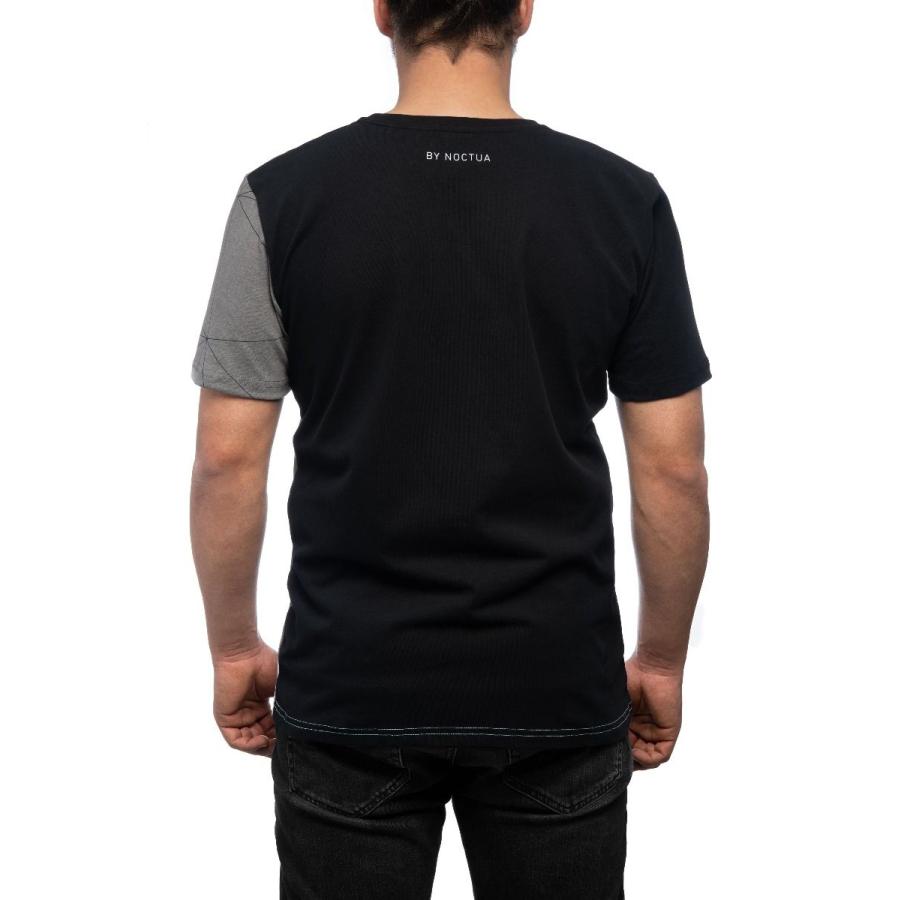 Noctua NP-T2  (ブラック&グレー&ホワイト) Tシャツ シャツ 企業 ロゴ プリント PC PCパーツ 冷却ファン ケースファン ファン CPU CPUクーラー [NP-T2] |  | 02