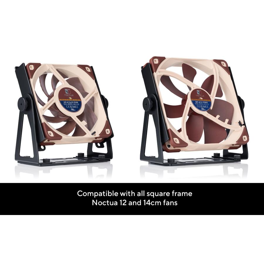 Noctua NV-FM1 120mm 140mmファン向け ピボット ファンマウント スタンド  冷却ファン ケースファン デスクファン 卓上ファン サーキュレーター【6年保証】 |  | 02