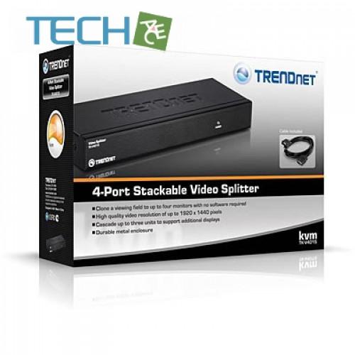 TRENDnet TK-V401S 4ポート ビデオ スプリッター XGA / SVGA / Multisync |  | 03