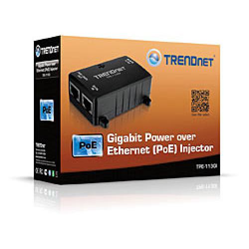 TRENDnet GIGA パワーオーバーイーサネット(PoE)インジェクターTPE-113GI Gigabit Power over Ethernet (PoE) Injector - TRENDnet TPE-113GI