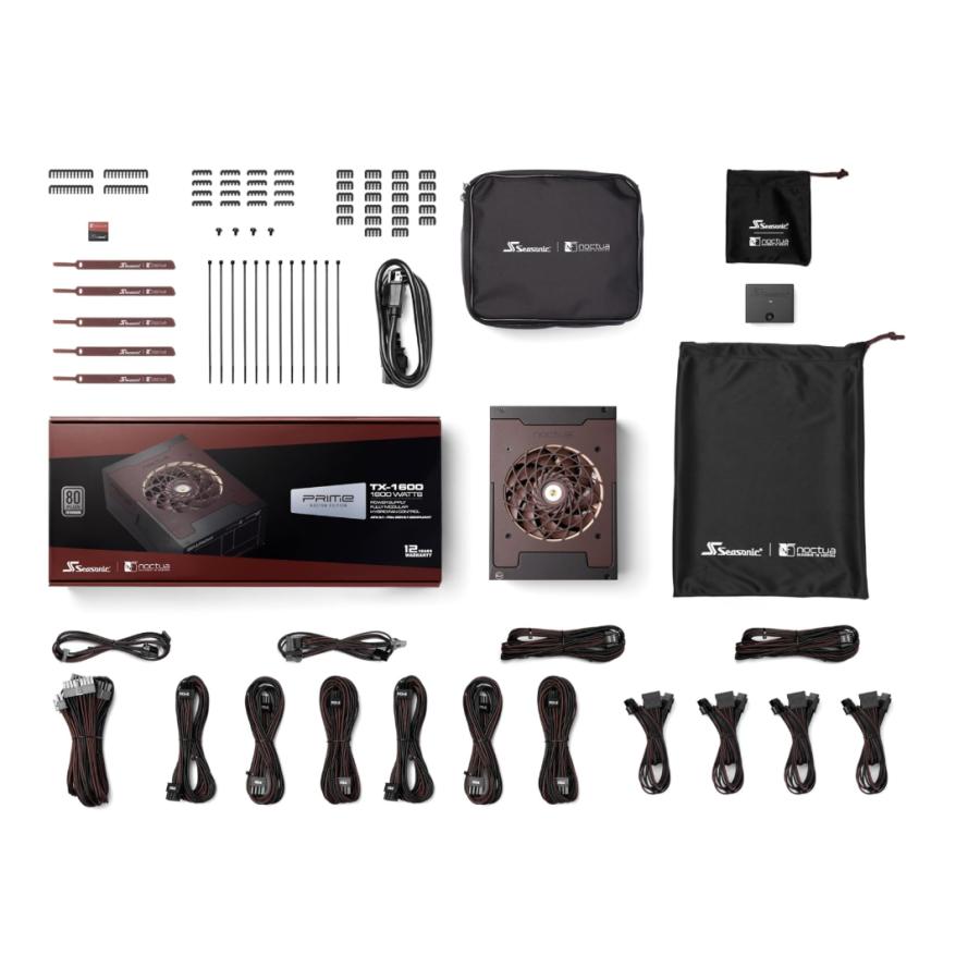 Noctua ノクチュア Seasonic シーソニック 電源ユニット PC 自作 ゲーミング[PRIME TX-1600 Noctua Edition] |  | 01