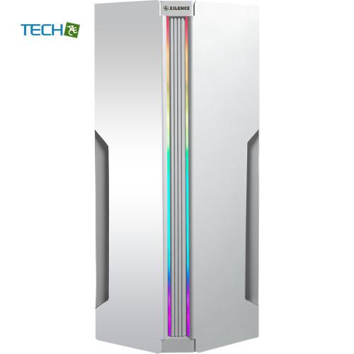 XILENCE XILENT BLADE WHITE  C X5 ATX micro-ATX mini-ITX PCケース ミドルタワー RGB 硬化ガラス ゲーミング  ホワイト かわいい おしゃれ 自作PC [XG221] |  | 02