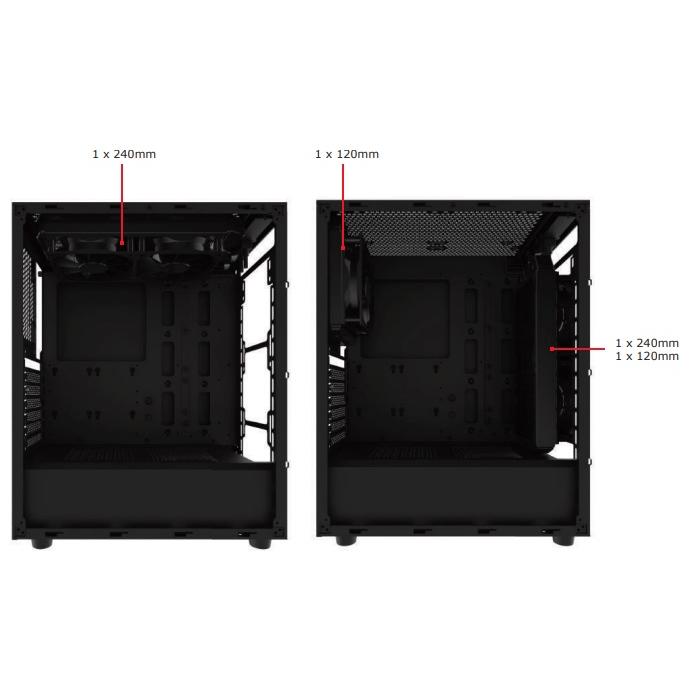 XILENCE XILENT BLADE WHITE  C X5 ATX micro-ATX mini-ITX PCケース ミドルタワー RGB 硬化ガラス ゲーミング  ホワイト かわいい おしゃれ 自作PC [XG221] |  | 06