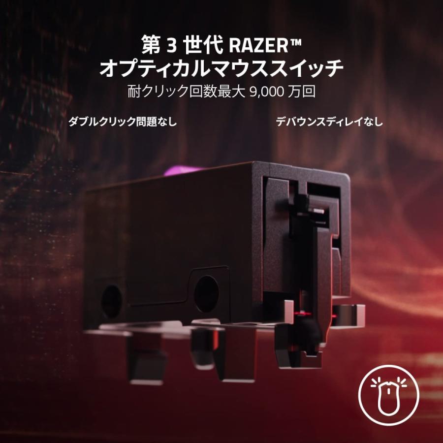 Razer Viper V2 Pro Black 超軽量ゲーミングマウス 高速ワイヤレス 高精度 30000DPI グリップテープ同梱｜techlife｜04